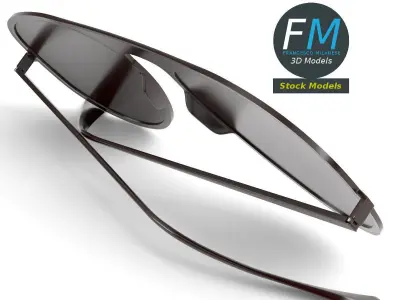 Sunglasses pilot 3D model