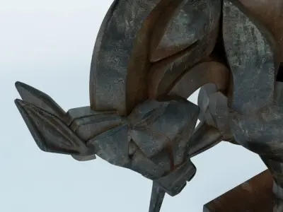 Horse Statue 3D model purchase