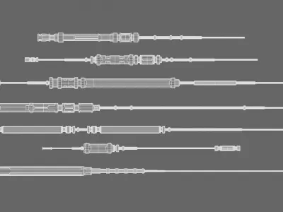 Scifi Antenna Collection 3D model