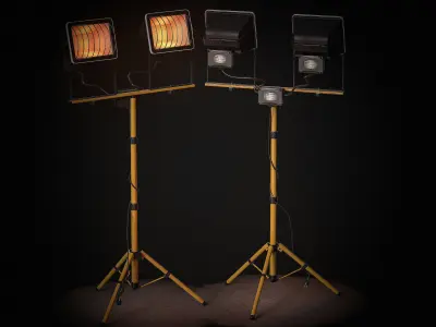 Military Pack Low-poly 3D model