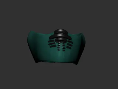 helmet high poly sculpt 3d printable  3D model 69