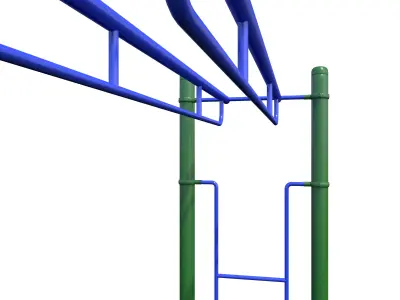 Monkey Bars-010 3D model
