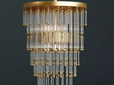 Restoration Hardware Luciano Chandelier 3D model