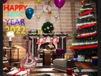 Christmas Package 120 Assets Low-poly 3D model
