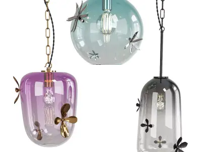 GIA LANTERN PENDANT LIGHT Low-poly 3D model