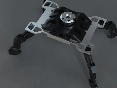 mechanical claw scifi robot  3D model