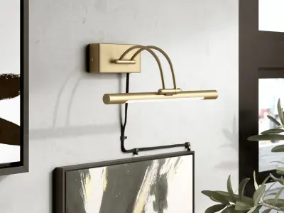 Wall Mounted Picture Light 3D model purchase