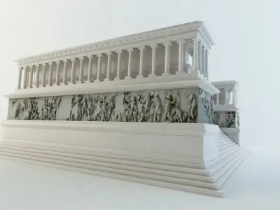 The Pergamon Altar Of Zeus 3D model