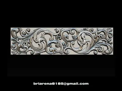 3D STL Models CNC Router - Carved decor 3D print model purchase