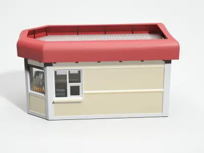 Coffee Shop 3D model