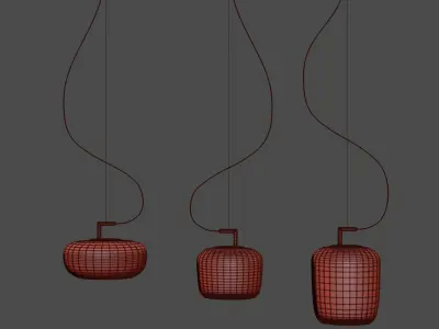 Pendant Lamp Brokis Double 3D model
