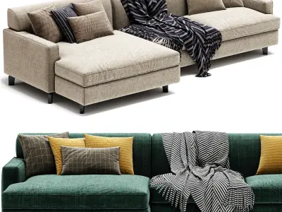 RIO Sectional sofa By Nobonobo 3D model