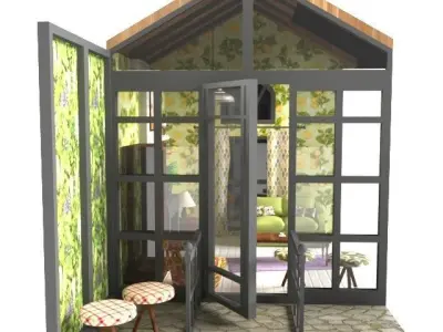 miniature house 3D model