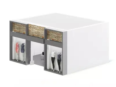 Clothes Store 3D Model 3D model