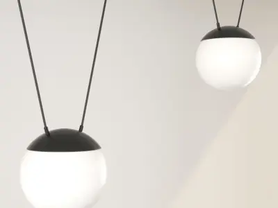 Modern Pendant Lamp - Mine Space 3D model