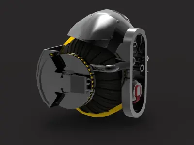 Sci Fic Patrol Robot 3D model