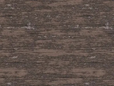 Weathered Distressed Wood Planks PBR Texture