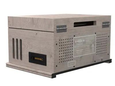 Musician 3-Speed Turntable 3D Model 3D model