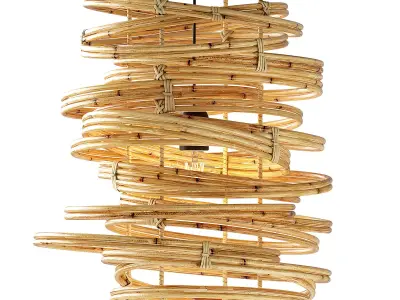 Rattan Lamp 3D model