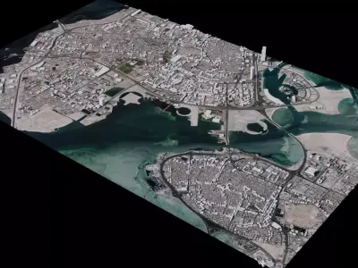 Manama - Bahrain 3D model