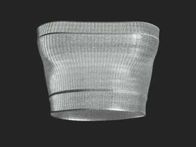 Dancing World - Tube Top-F Low-poly 3D model