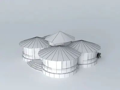costal resort 3D model