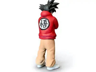 Goku urban vibes 3D print model