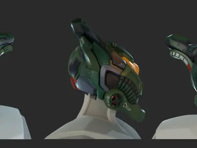 Elien Helmet 01 03 3D model