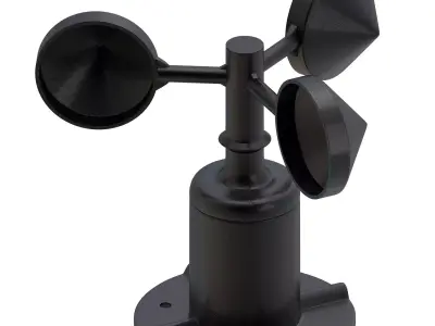 Wind Direction Sensor Transmitter 01 3D model