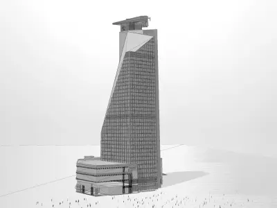 A hotel in Xiamen-3D model Free low-poly 3D model