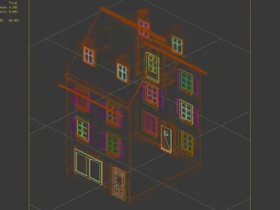 Heterogeneous - Building - Building B Building 04 3D model