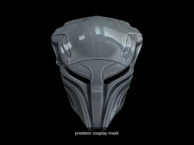 Predator cosplay masks 3D prints 3D Model Pack