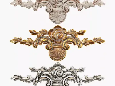 Classic carved 250 3D model