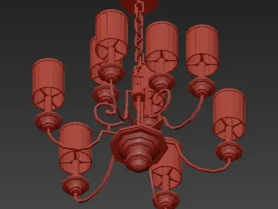 Fifth Avenue Collection 9 Light 32 Wide Chandelier 3D model