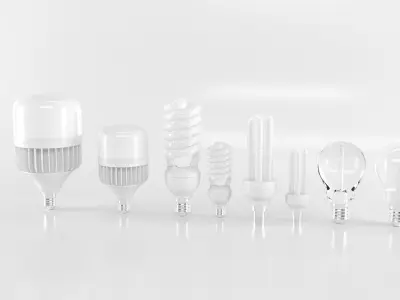 outlet set of sockets 3D model