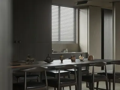 apartment interior scenes     3D model 16