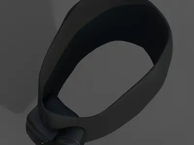 Gas mask respirator scifi futuristic 3d Artist  Low-poly 3D model