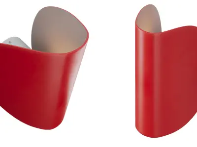 Sconce Fontana Arte Io Wall light LED 3D model