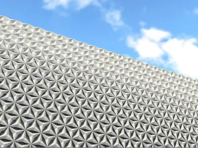 Decorative exterior wall panel 3D model
