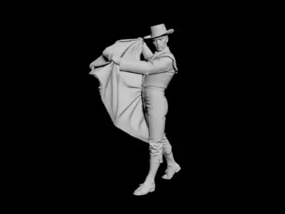 bullfighting 3D model