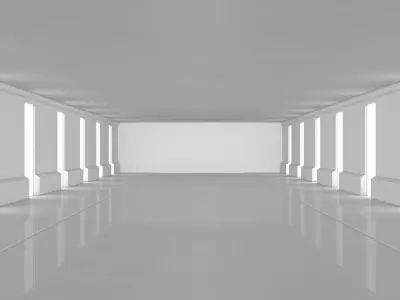 Sci Fi Warehouse Low-poly 3D model order