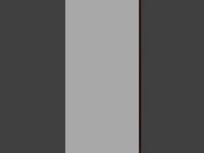 2-tier 2-door wall cabinet made of brown wood material 3D model