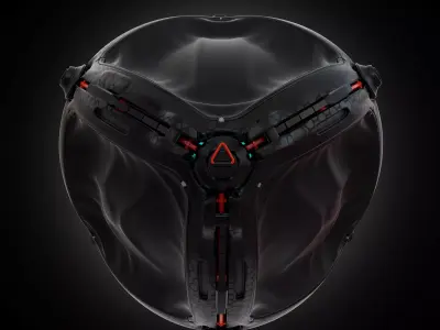sci fi sphere 3D model