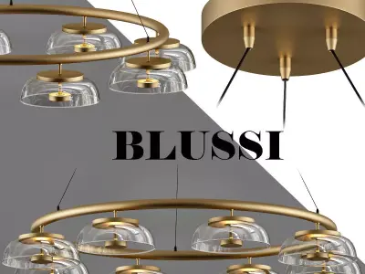 Nuura circular chandelier 3D model