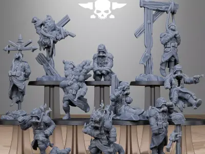 GrimGuard Objective Markers 3D print model