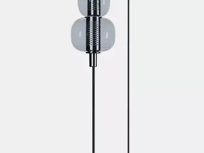 HOGVIND Ceiling lamp for 3 lamps Low-poly 3D model