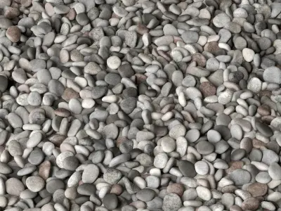 Pebble river low n6 3D model