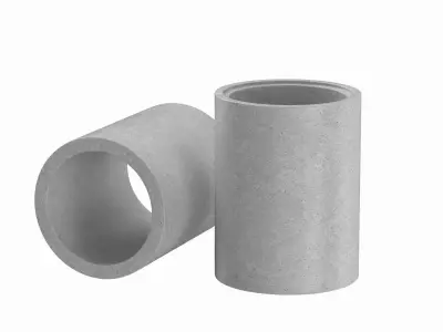 Concrete Pipes 3D model buy