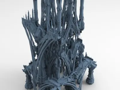 Castle Labyrinth Maze pillars 3D model