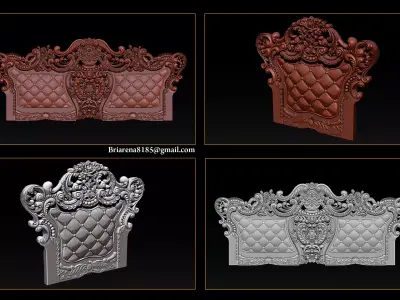 Collection - Furniture carving file stl OBJ and ZTL for CNC 3D print model